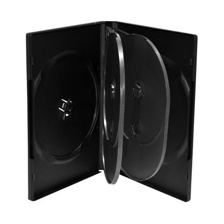 DVD Box 6 Discos 22mm Black MediaRange