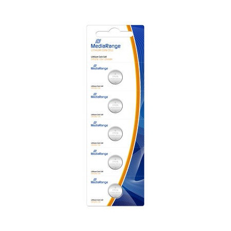 Pilhas Litio Coin Cell|CR1216 3V Pack 5 Unidades MEDIARANGE