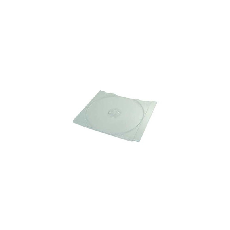CD Tray for jewelbox, for 1 disc, machine packing grade, transparent 200uni