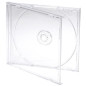 Caja CD Jewelcase 10.4mm para 1 CD/DVD Transparente