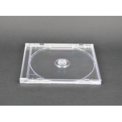 Boitiers CD Jewelcase 10.4mm pour 1 CD/DVD Transparent