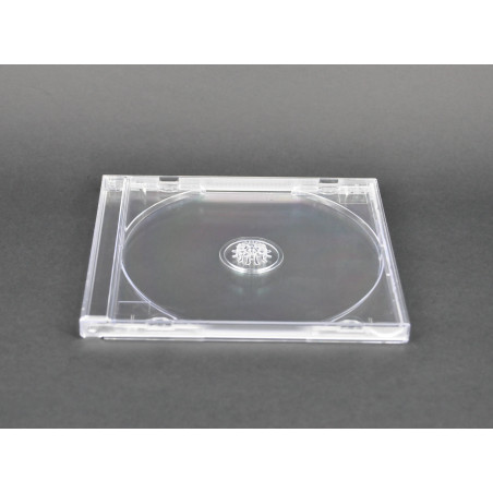 Paquet de 200 - Haute qualité - Boîtier CD 10,4 mm pour 1 CD/DVD transparent