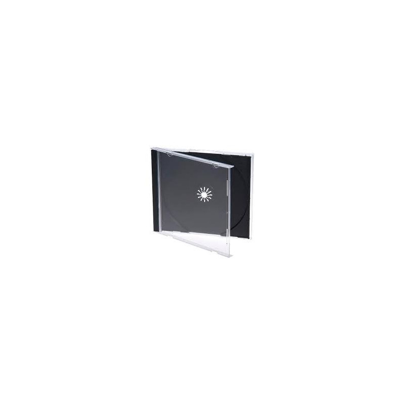 CD Jewelcase pour 1 disc, 10.4mm, Noir