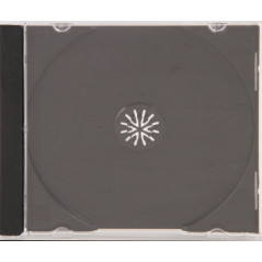 Pack 5 MediaRange CD Jewelcase for 1 disc, 10.4mm, black tray