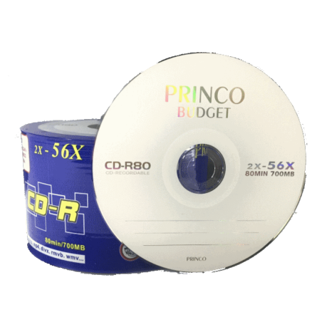 CD-R  Princo Budget  52x 700MB/80M  -  Pack 50