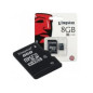 Kingston SDC4/8GB Micro SDHC 8GB Clase 4 + Adaptador SD