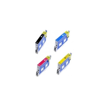 Bundle of 4 inks Compatíveis Epson ref. 711/2/3/4 (T0715)