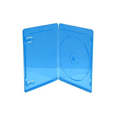 Boîtier Bluray pour 1 disque, 7 mm, bleu