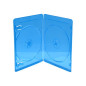 Bluray Case for 2 disc, 7mm, blue, Pack 50