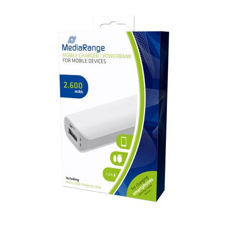 MediaRange Mobile Charger | Powerbank 2.600 mAh