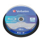 Blu-ray BD-R SL 25GB 6x Verbatim Tarrina 10 uds