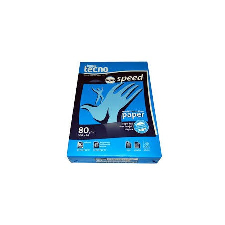 Inapa Resma 500hrs Papel A4 80g Tecno Super Speed