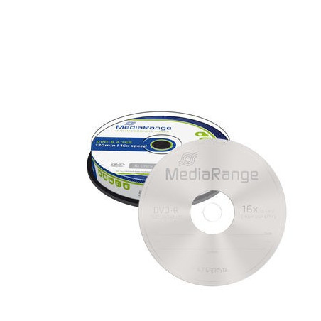 MediaRange DVD-R 4.7GB | 120min 16x speed, Cake 10