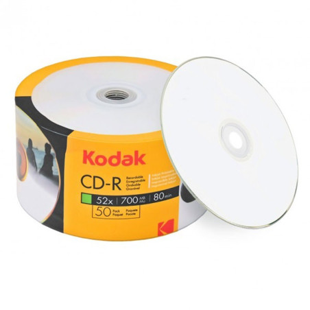 Kodak CD -R 52X Full surface Printable inkjet 80m/700MB K1230150