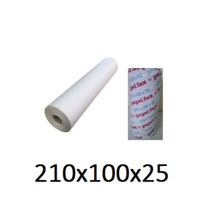 Rolo de Papel Térmico para Fax 210x100x25mm