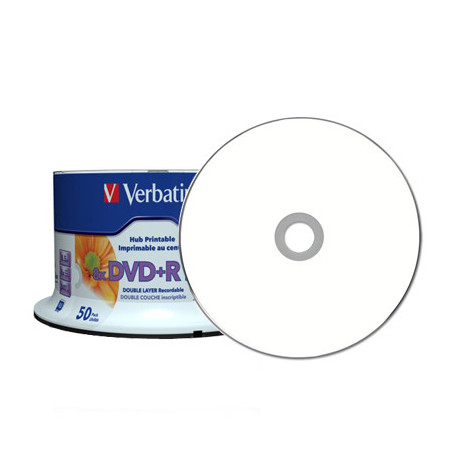 DVD+R DL Verbatim 8x Dual Layer Printable 50 uds