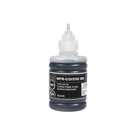 Canon GI590 Negro Botella de Tinta Pigmentada Generico - Reemplaza GI590BK/1603C001