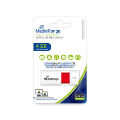 Pendrive MediaRange, Color Edition, vermelho, 4 GB