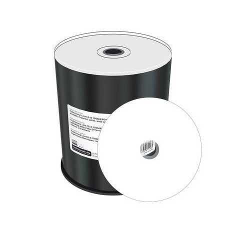 Professional Line CD-R 700MB 80min 52x, thermo retransfer ff printable, wide sputtered, diamond dye, Cake 100