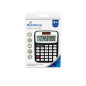 MediaRange calculator with 10-digit LCD, solar and battey-powered, black/white