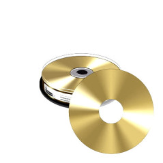 Prof. Line CD-R 52x 700MB MediaRange Oro Verdadeiro,  10 uni