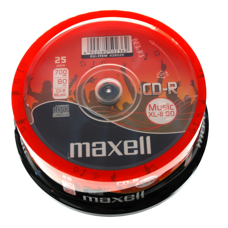 Maxell CD-R Music 25 unités