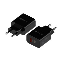 Cargador 20W - 1xUSB-C PD3.0 + 1xUSB-A QC3.0