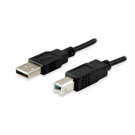 Cabo de Impressora USB-A 2.0 Macho a USB-B Macho 5m