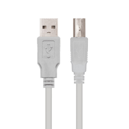 Cable de Impresora USB-A 2.0 Macho a USB-B Macho 4.50m