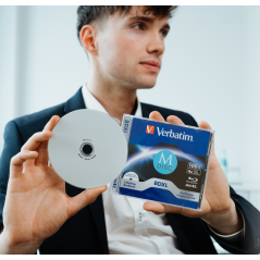 Verbatim M-DISC BD-R XL 100GB 4X INKJET PRINTABLE Jewelcase