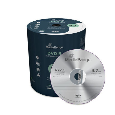 MediaRange DVD-R 4,7GB 16x Cake 100