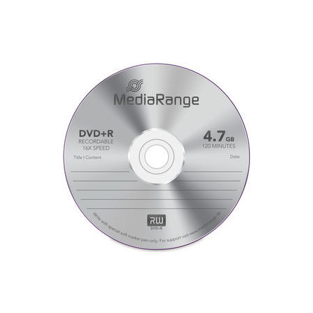 MediaRange DVD+R 4,7GB 16X Cake25