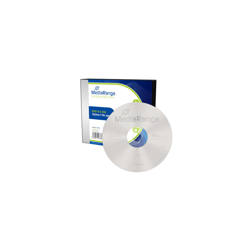 DVD-R Mediarange 4.7GB 16x speed with Slimcases