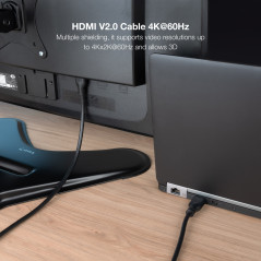 Cable HDMI V2.0 4K@60Hz 18Gbps CCS 10m