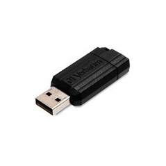 Verbatim PinStripe USB Drive 8GB - Black