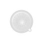 1,000 Pack Transparent Disc Hub Center, adhesive-backed