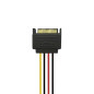 SATA Power Cable - SATA/M-2xSATA/F - 20cm