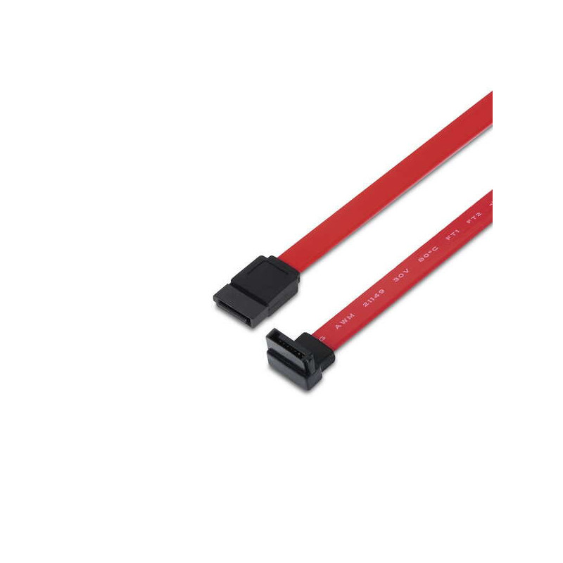 Cable SATA III Datos 6G Datos Acodado - 0.5m para Disco Duro SATA I - II - III SSD