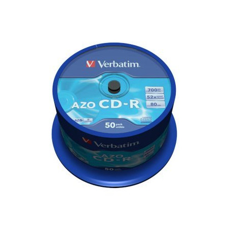 Verbatim CD-R AZO 700MB 52X CRYSTAL SURFACE Cake 50