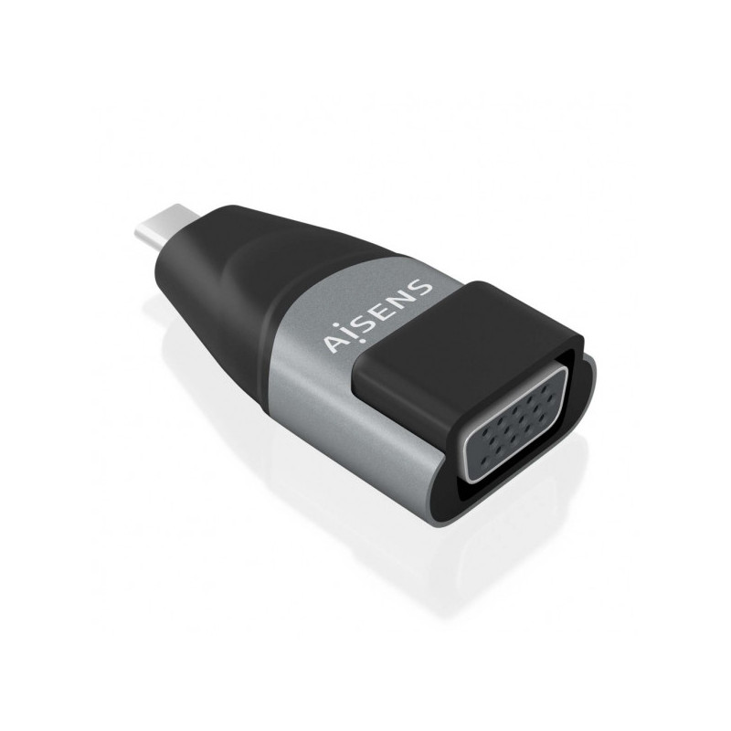 Conversor USB-C para VGA de alumínio - Transmissão de sinal USB para VGA