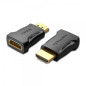 Adaptador HDMI macho para HDMI fêmea 4K