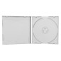 Pack 100 - Eco - 10.4mm Cajas CD Jewelcase para 1 CD/DVD Transparente MediaRange