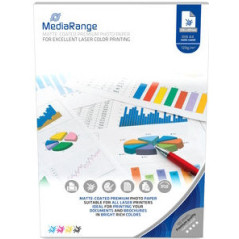 MediaRange A4 foto Papel para laser, matte-coated, 120g, 100 Uds