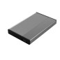 3Go External HDD Enclosure 2.5" SATA USB-A - Color Gray