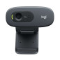 Logitech C270 Webcam HD 720p - 3Mpx - USB 2.0 - Integrated Microphone