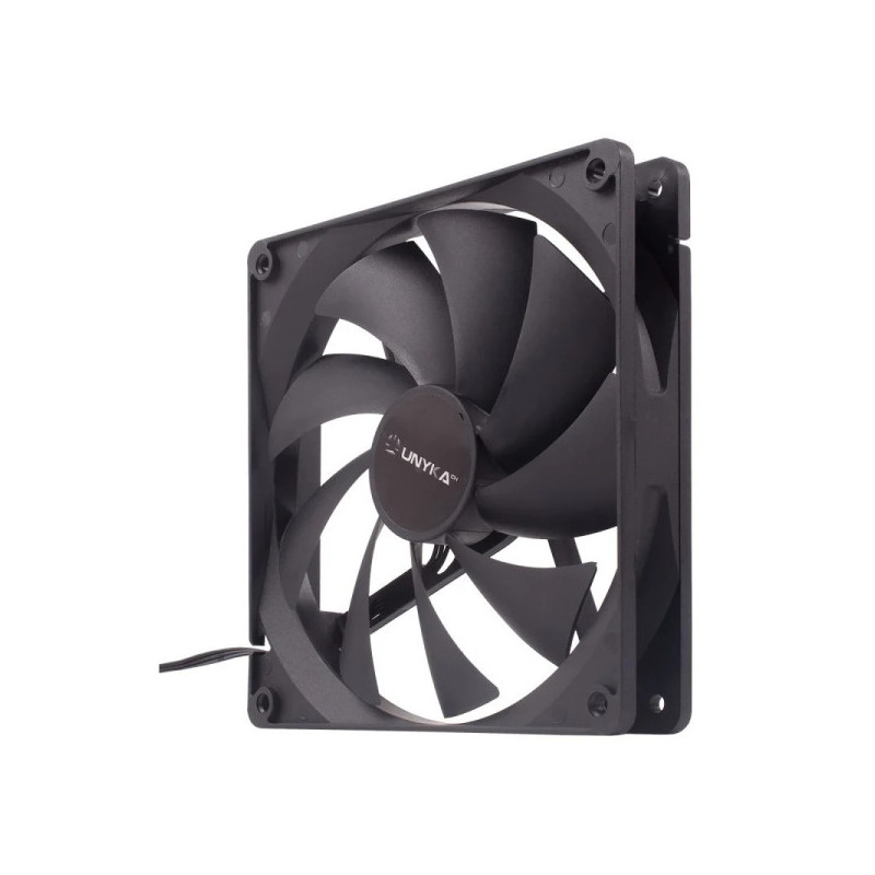 Unykach 140mm Fan - Max Speed ​​1000rpm - Black Color