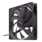 Ventilateur Unykach 140 mm - Vitesse maximale. 1000 tr/min - Couleur noire