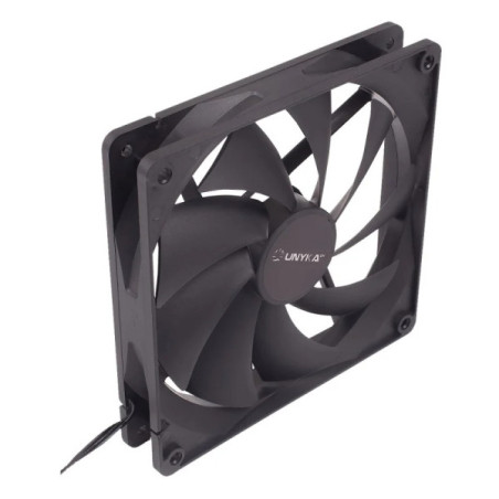 Ventilateur Unykach 140 mm - Vitesse maximale. 1000 tr/min - Couleur noire