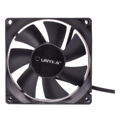 Unykach 80mm Fan - Max Speed ​​2000rpm - Black Color