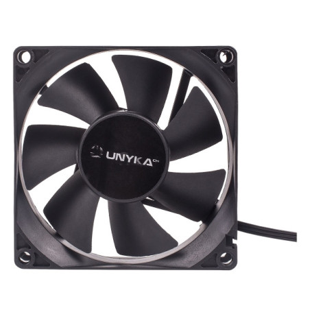 Ventilador Unykach de 90 mm - Velocidade máxima. 2000rpm - Cor preto